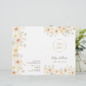 Brochure du menu du service de marais (Debout devant)