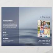Brochure du programme funéraire (Devant)