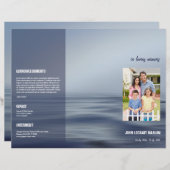 Brochure du programme funéraire (Devant / Derrière)