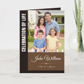 Brochure du programme Memorial (Devant)