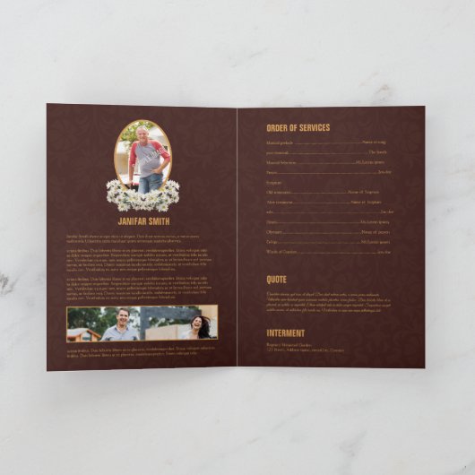 Brochure du programme Memorial (Intérieur)