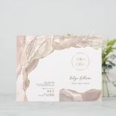 brochure du service agate en ivoire or (Debout devant)