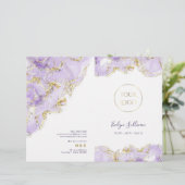 Brochure du service de conception de marbre de lav (Debout devant)