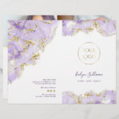 Brochure du service de conception de marbre de lav (Devant / Derrière)