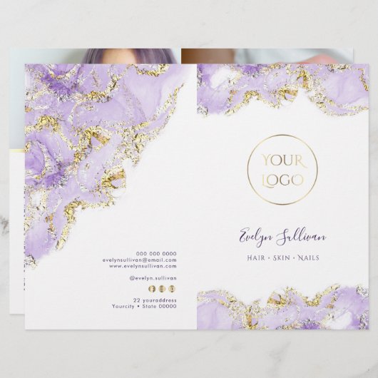 Brochure du service de conception de marbre de lav (Devant / Derrière)