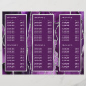 Brochure élégante violet argenté (Dos)