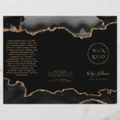 brochure en or noir (Devant)