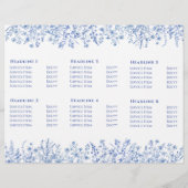 Brochure fleur sauvage bleu français (Dos)