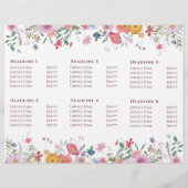 Brochure fleur sauvage fraîche (Dos)