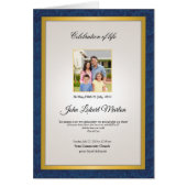 Brochure funèbre de modèle (Devant)