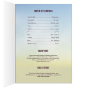 Brochure funèbre de modèle (Intérieur (Droit))