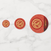 Brochure Gold Red Horse 2026 Golden Party Confetti (Devant)