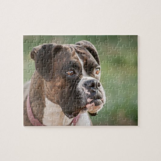 Brochure inversée Boxer Chien Puzzles (Horizontal)