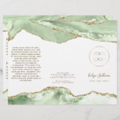 Brochure Jade green agate (Devant / Derrière)