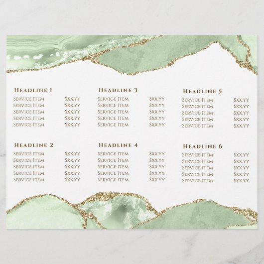 Brochure Jade green agate (Dos)