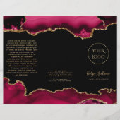 brochure magenta rouge agate (Devant)