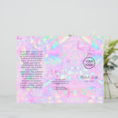 brochure minérale rose violet (Debout devant)