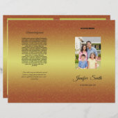 Brochure Modèle funéraire (Devant / Derrière)