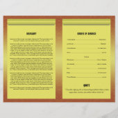 Brochure Modèle funéraire (Dos)