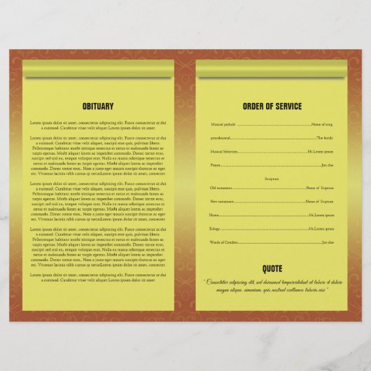 Brochure Modèle funéraire (Dos)