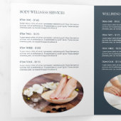 Brochure moderne Abstraite Stones Zen Peach Wellne (Intérieur en premier)