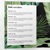 Brochure noire Tropical Modern Salon Designer (Intérieur en premier)