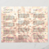 Brochure Opal Elegant Rose Gold Tarifs (Dos)