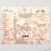 Brochure Opal Elegant Rose Gold Tarifs (Devant)