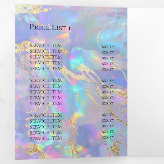 Brochure Opal Tri-Fold (Intérieur en premier)