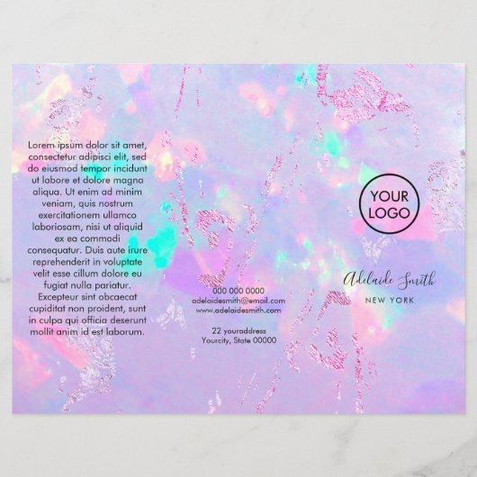 brochure opale violet (Devant)