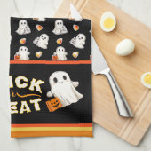 Brochure ou traitement serviette de cuisine (Quart Plié)