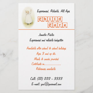 brochure over babyverzorger