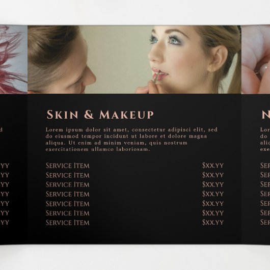 Brochure over Black Agate Trivoudig Drieluik Kaart (Binnenkant midden)