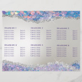 Brochure over de folie van Mermaid sequin faux (Achterkant)
