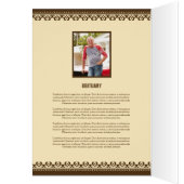 Brochure over de Sjabloon van het begrafenisprogra (Binnen (Links))