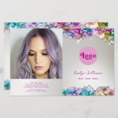 Brochure over iriserende kristallen (Voorkant / Achterkant)