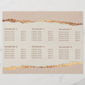 Brochure papier met goudmakerij (Achterkant)