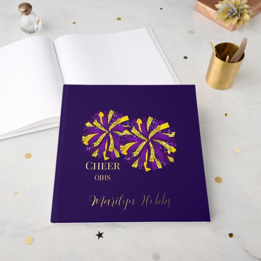 Brochure personnalisée Pom Poms (Recto ouvert)