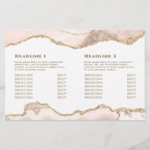 Brochure pliante d'agneau ivoire (Dos)