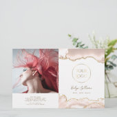 Brochure pliante d'agneau ivoire (Debout devant)