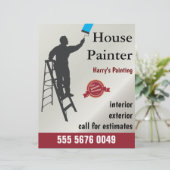 Brochure pour le service de peinture pour les peti (Debout devant)