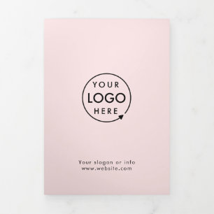 Brochure pour professionnels Blush Pink Trifold