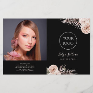 Brochure rose tropicale