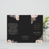 Brochure rose tropicale (Debout devant)