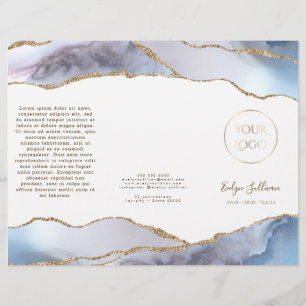 Brochure sur agneau bleu gris