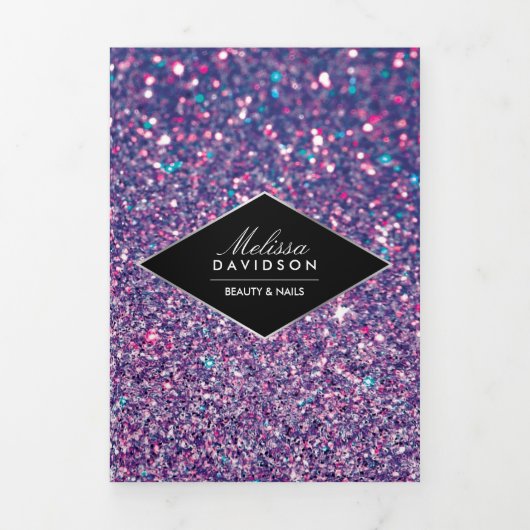 Brochure sur la Parties scintillant violette et le (Page de couverture)