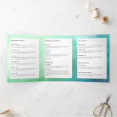 Brochure sur le bien-être de l'arbre d'aquarelle (Intérieur)