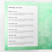 Brochure sur le bien-être de l'arbre d'aquarelle (Intérieur en premier)