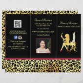 Brochure sur le prix du produit FAUX Gold Leopard  (Devant / Derrière)
