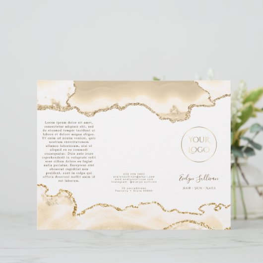 brochure sur les agates de pêche délicates (Debout devant)